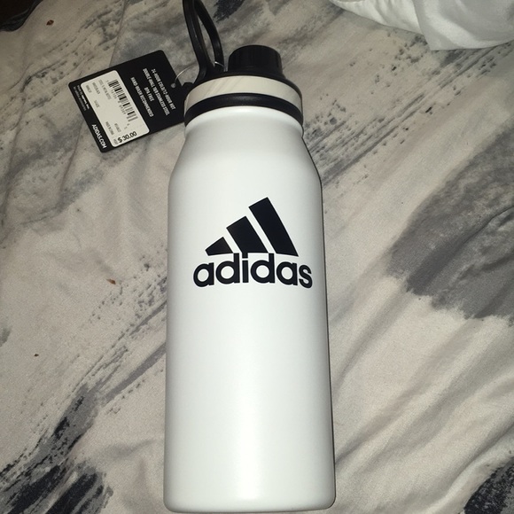 white adidas water bottle